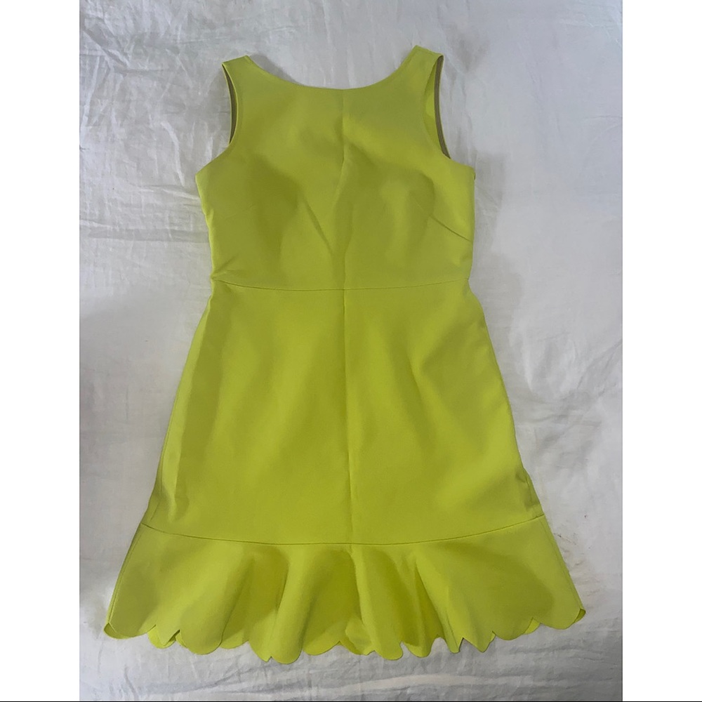 Lime green dress